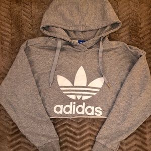 Cropped Adidas Hoodie
